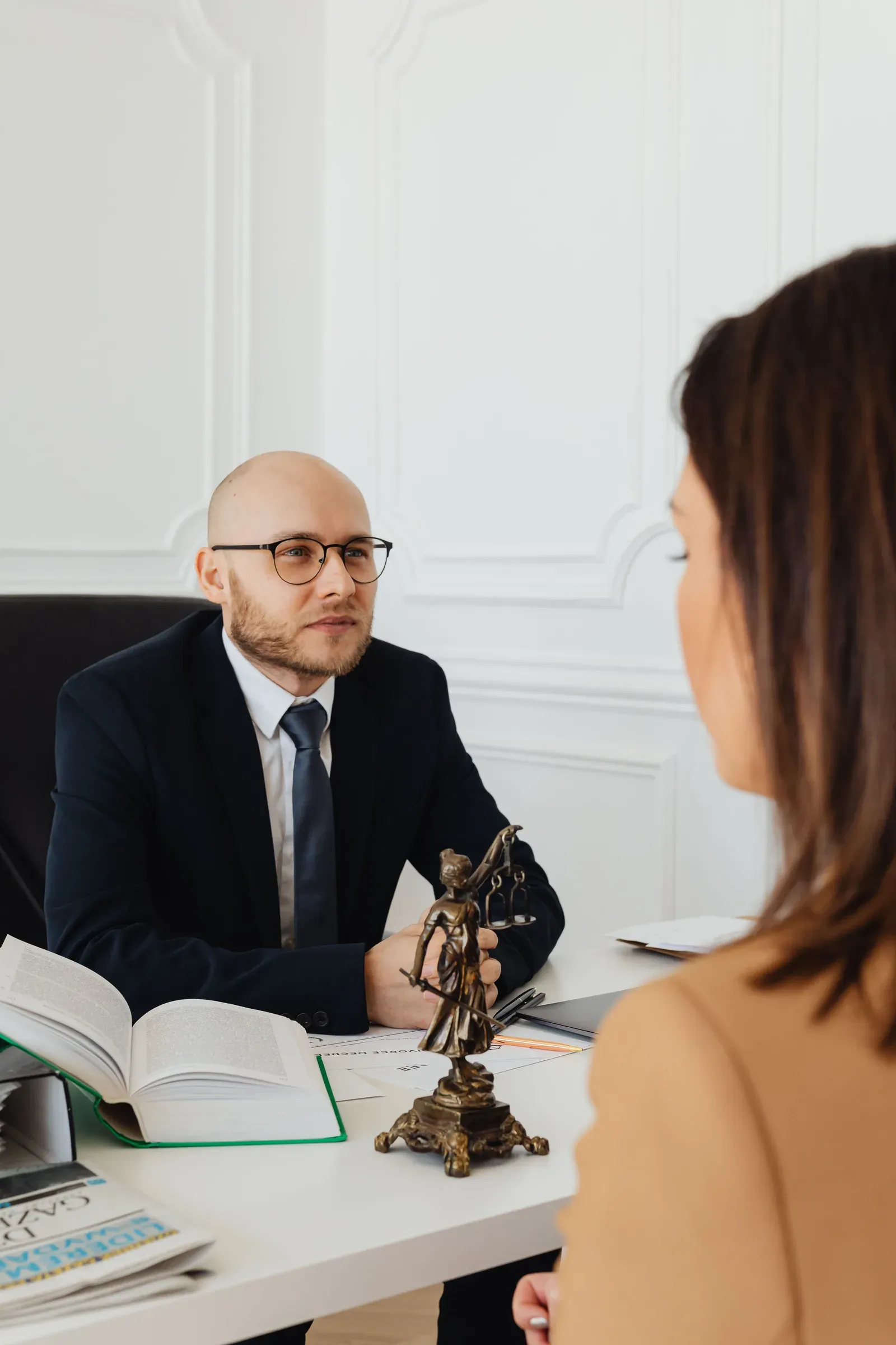 Legal team reviewing a personal injury matter