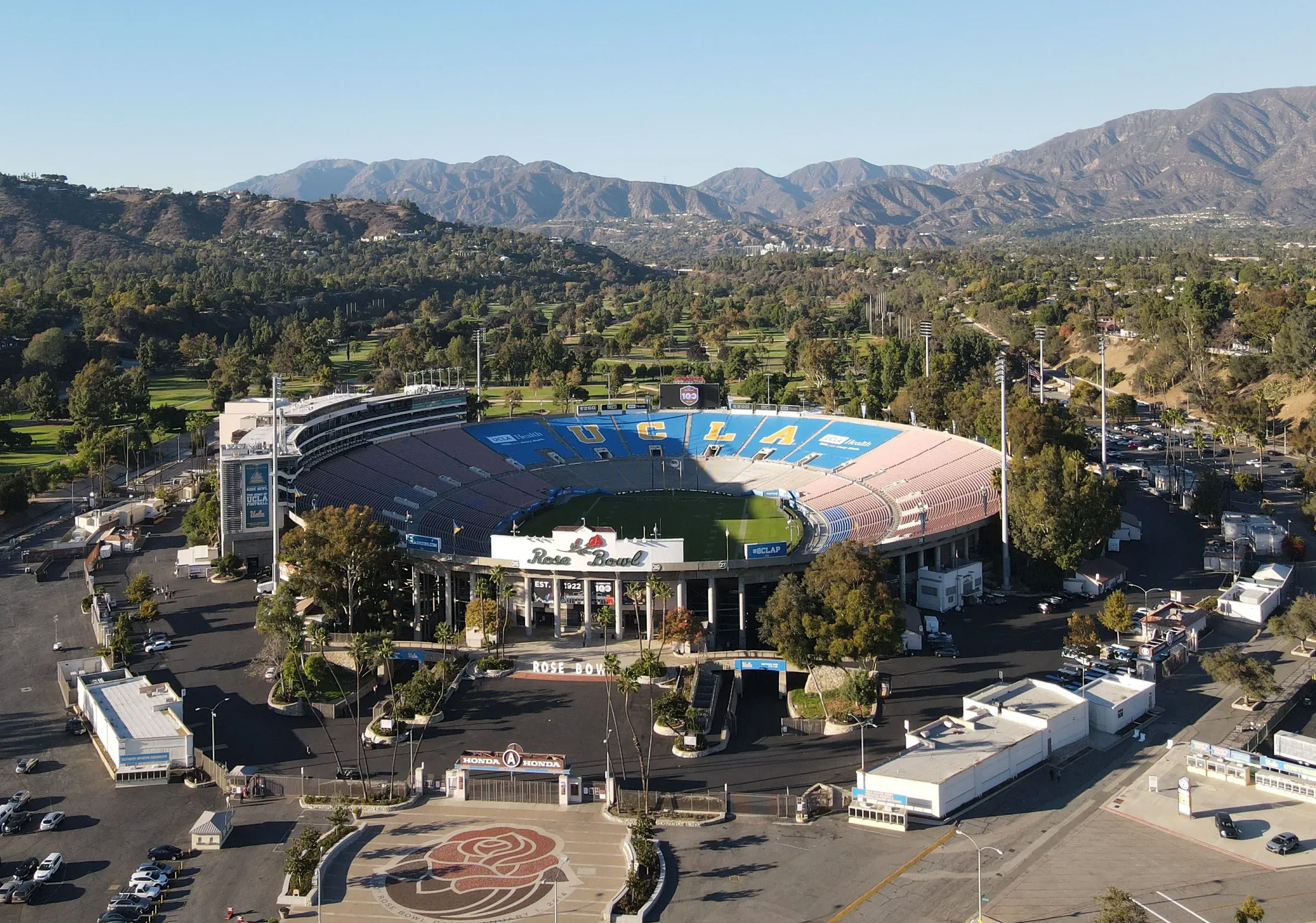 Historic streetscape in Pasadena, California